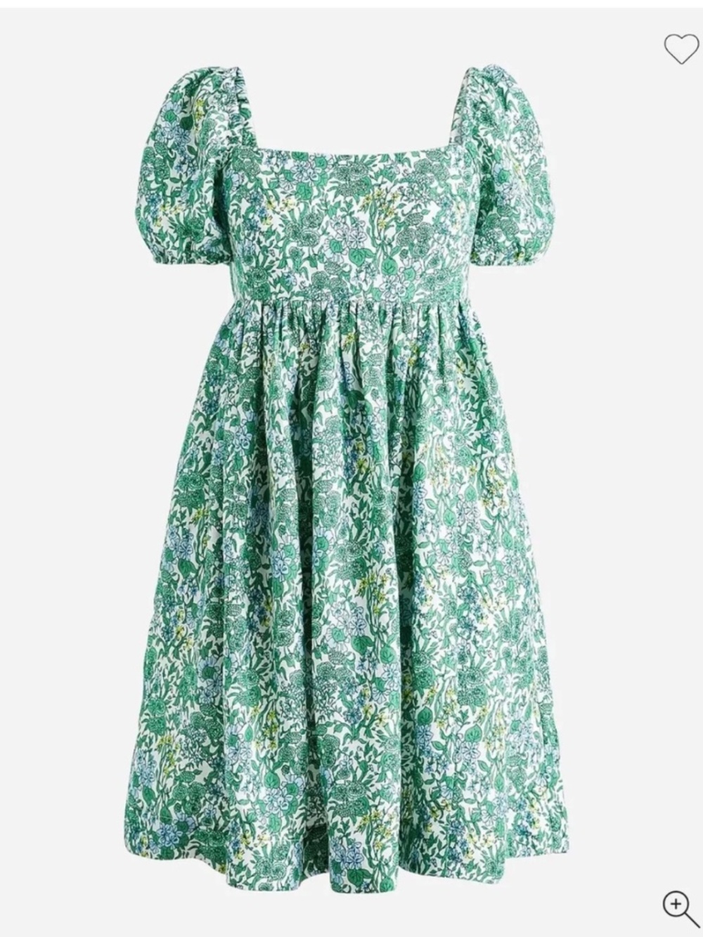 J. Crew Floral Linen-Cupro Blend Dress, size 4